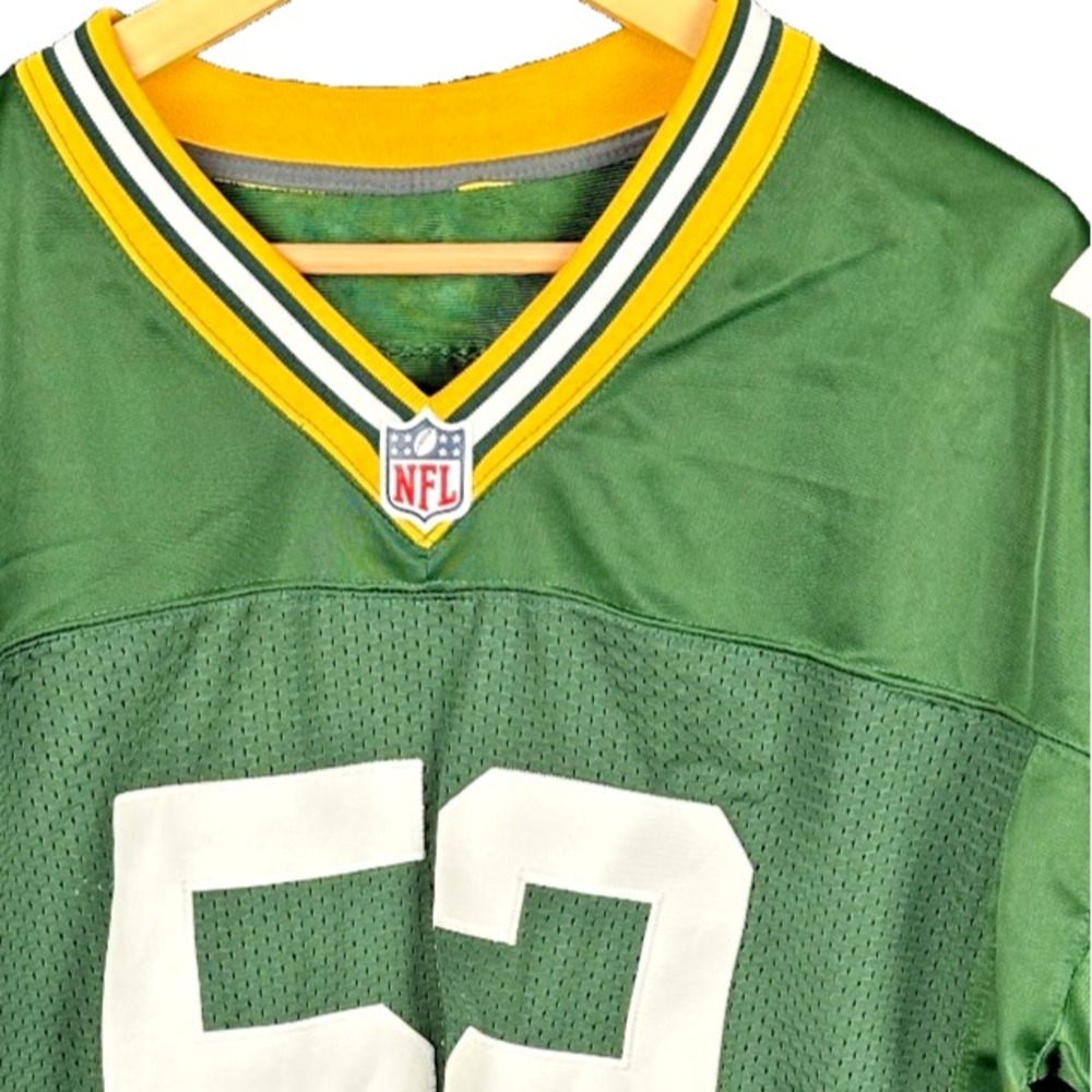 Nike Green Bay Packers Clay Matthews Jersey Mens 48 XL Stitched NFL On Field 52